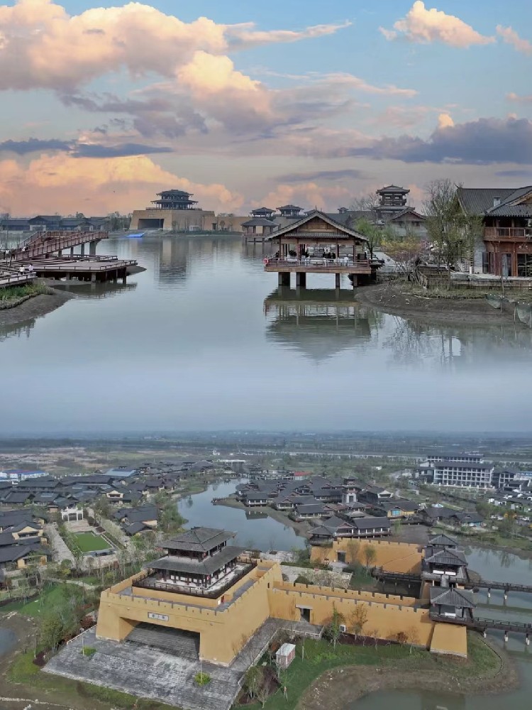 仙桃沔阳小镇 仿古建筑